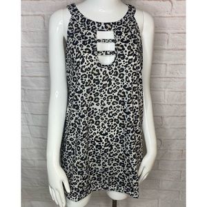 Suvimuha animal print woman blouse size XXL